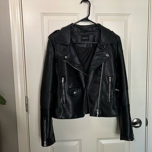 Members Only vegan leather jacket